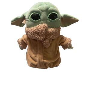 Mattel Star Wars Green Brown Baby Yoda Grogu Mandalorian Plush Stuffed Animal